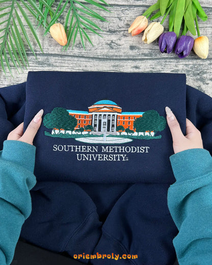 Southern Methodist University Dallas Hall sweatshirt