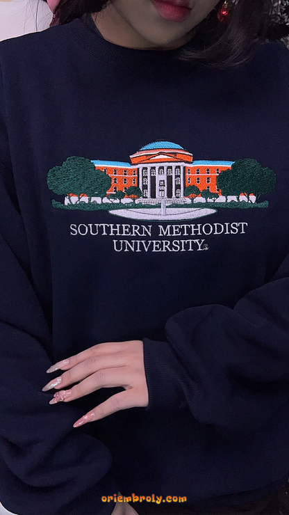 Classic SMU college sweatshirt unisex fit