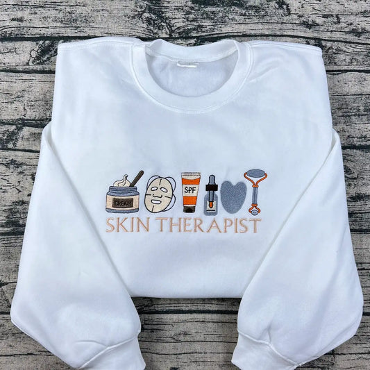 Skin therapist sweatshirt for licensed esthetician