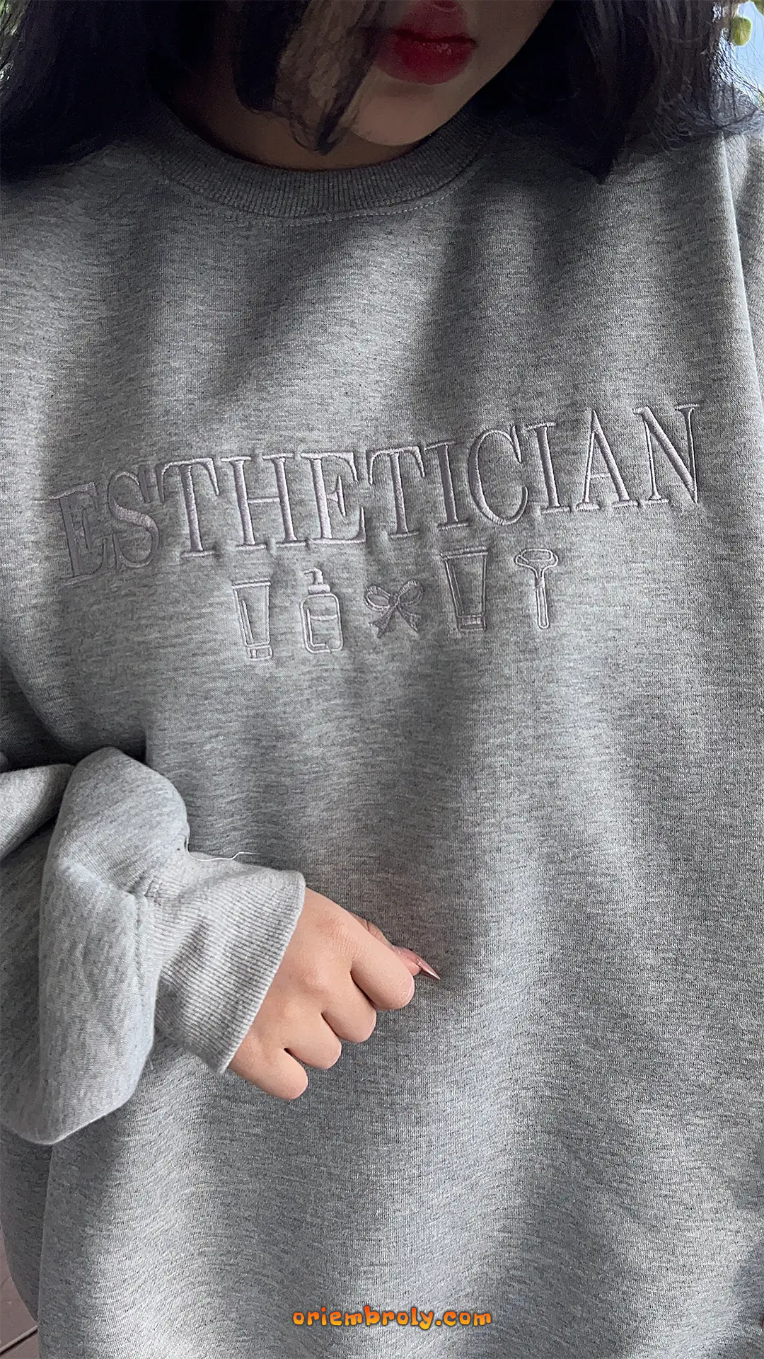 Custom esthetician apparel for work