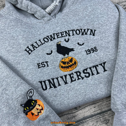 Halloweentown-inspired cozy fall crewneck