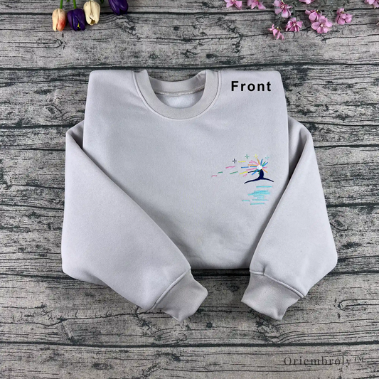 star spirit embroidered sweatshirt anime inspired crewneck front