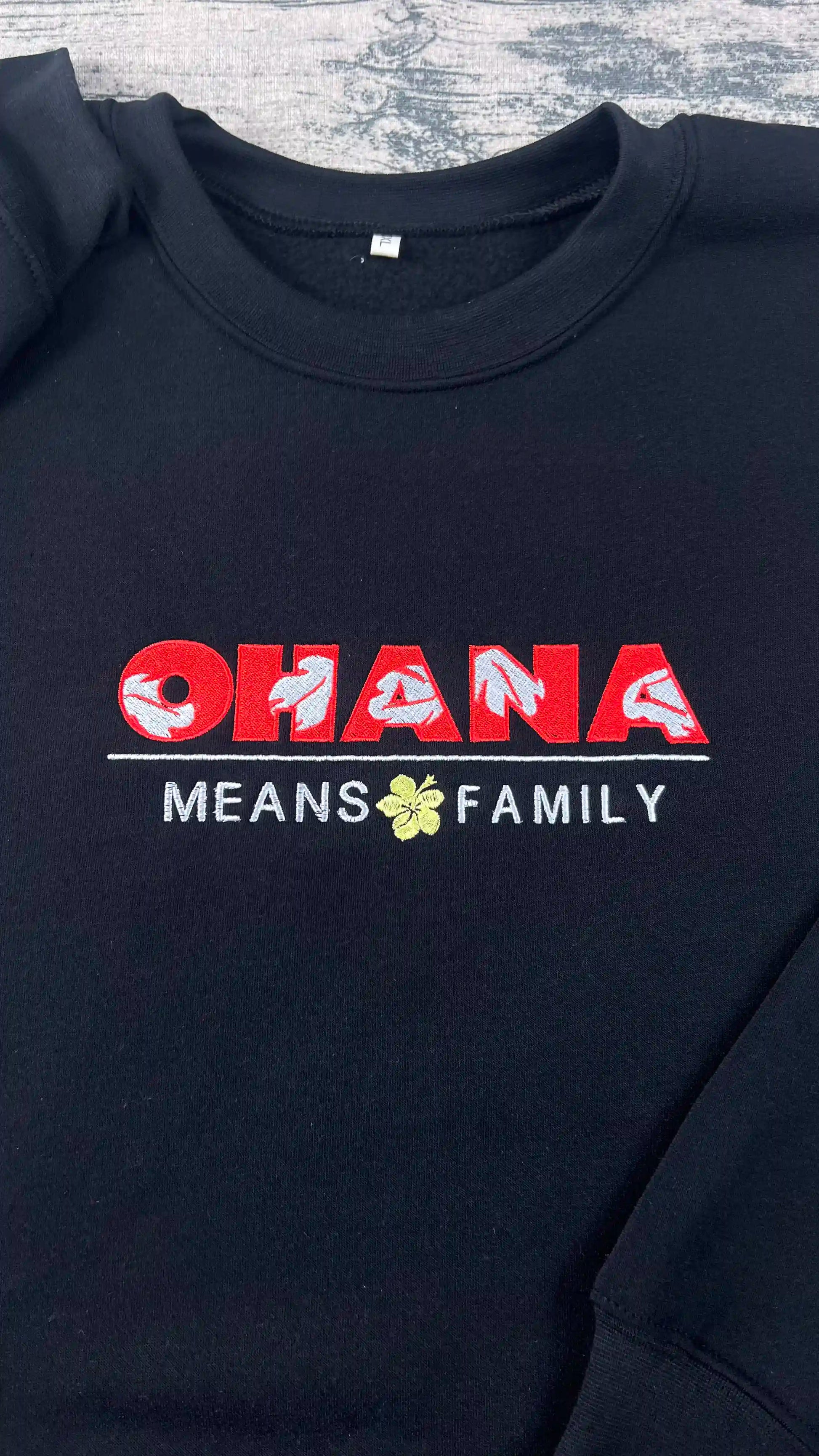 Embroidered stitch sweatshirt gift