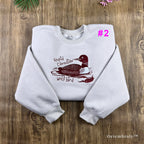 Stupid Canadian Wolf Bird Crewneck