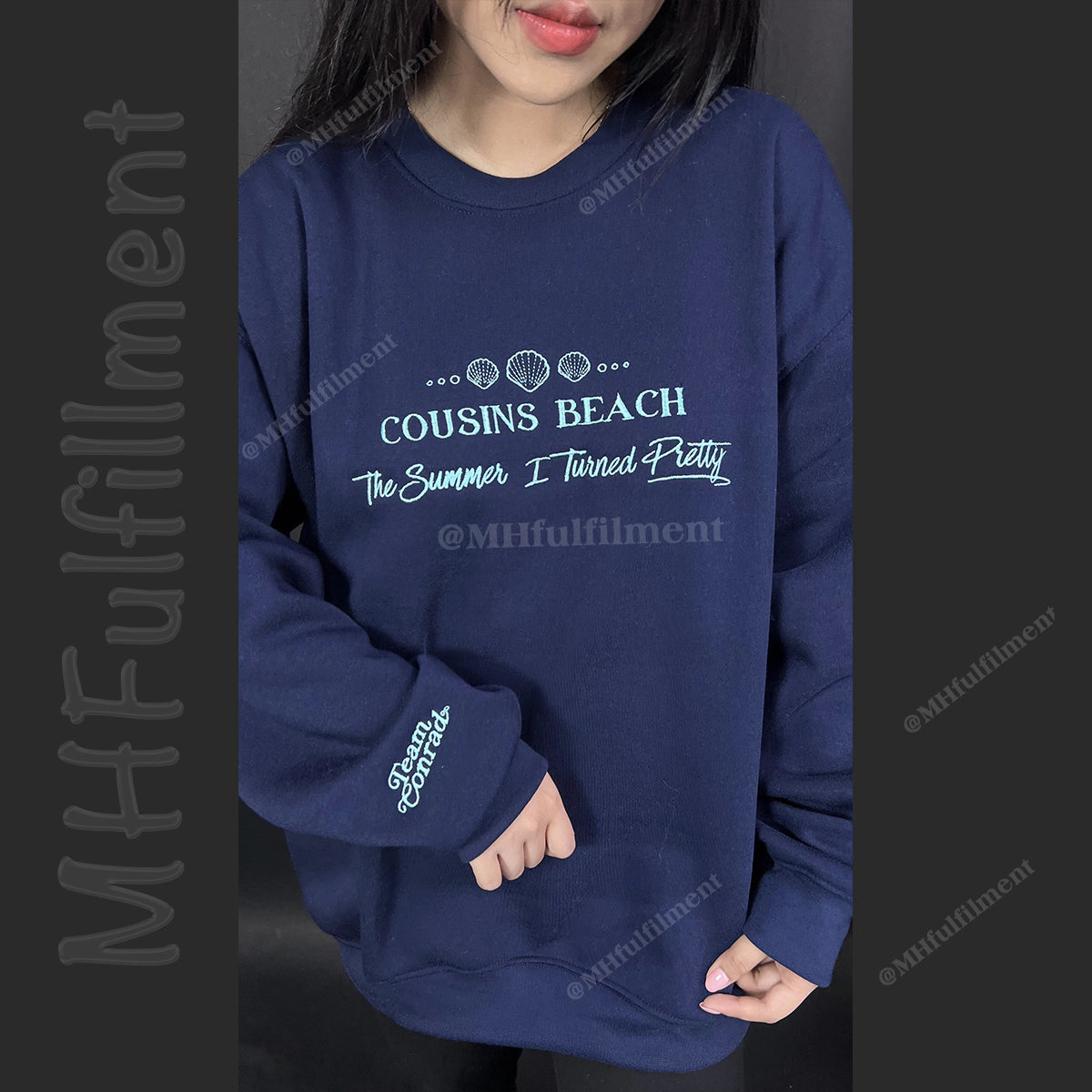 Matching couple outfits with Team Conrad and Team Jeremiah designs