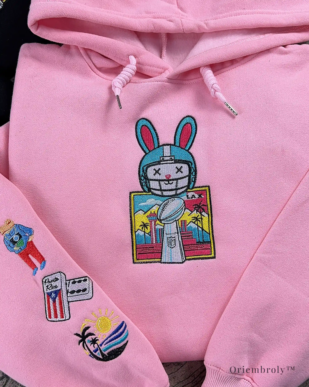 Benito Bowl Embroidered Hoodie Sweatshirt – Latin Sports Aesthetic