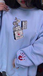 Soft cotton-blend embroidered hoodie featuring KAZ 2Y5