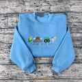 Tamaulipas embroidered sweatshirt with tractor and rooster