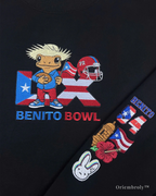 Team Benito style embroidered hoodie for game day