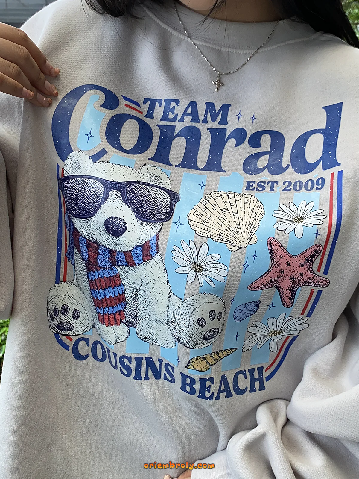 Team Conrad Shirt – Junior Mint Bear Tee, Cousins Beach T-Shirt, The Summer I Turned Pretty Fan Apparel