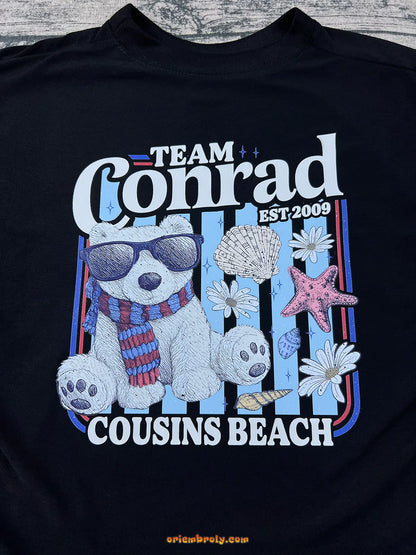 Team Conrad Shirt – Junior Mint Bear Tee, Cousins Beach T-Shirt, The Summer I Turned Pretty Fan Apparel