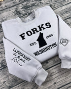Team Jacob inspired wolf saga embroidered sweatshirt