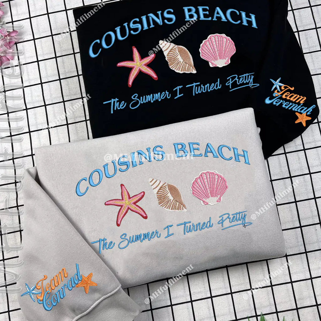Team Conrad embroidered sweatshirt for The Summer I Turned Pretty fan
