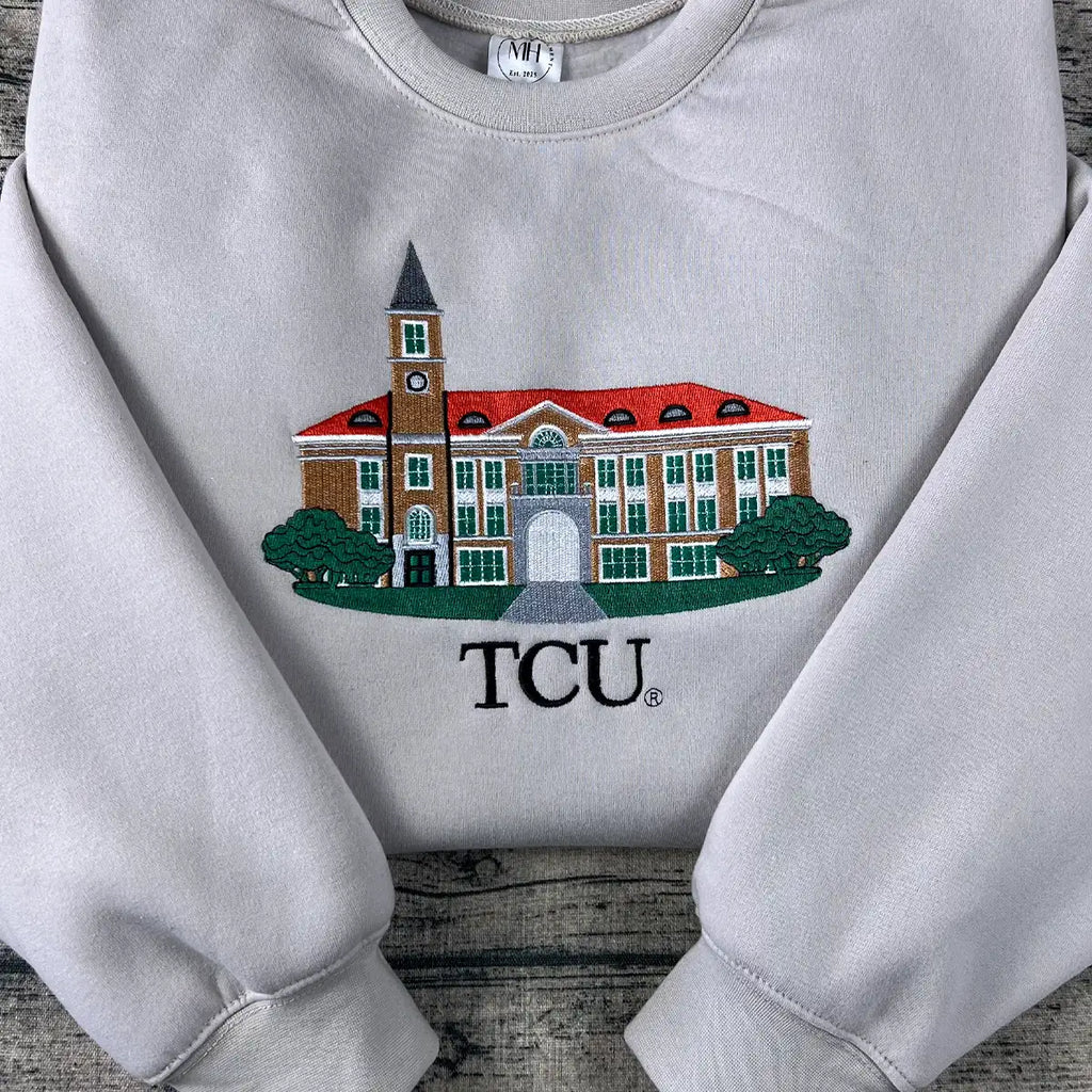 Texas Christian University sweatshirt unisex fit