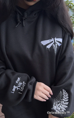 The Last of Us Ellie hoodie tattoo embroidery detail