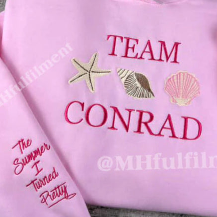 The summer i turned pretty embroidered sweatshirt