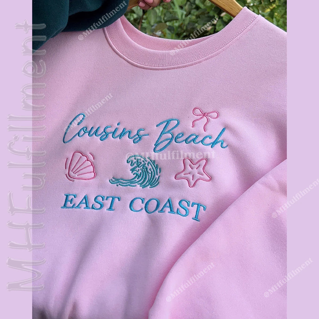 Matching Cousins Beach sweatshirts for summer outfits