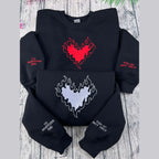 Throne of Glass hoodie featuring Fireheart Lemon embroidery, cozy Aelin shirt and bookish sweater for fans.