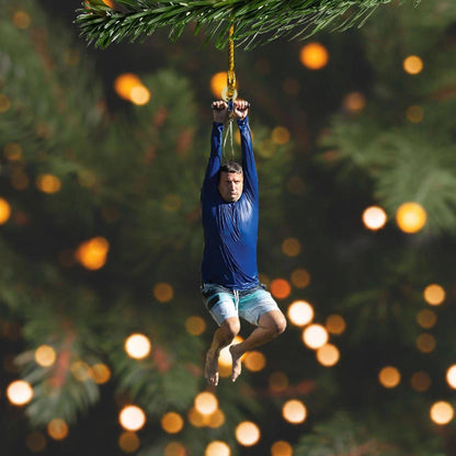 Tim Robinson zipline acrylic ornament double sided