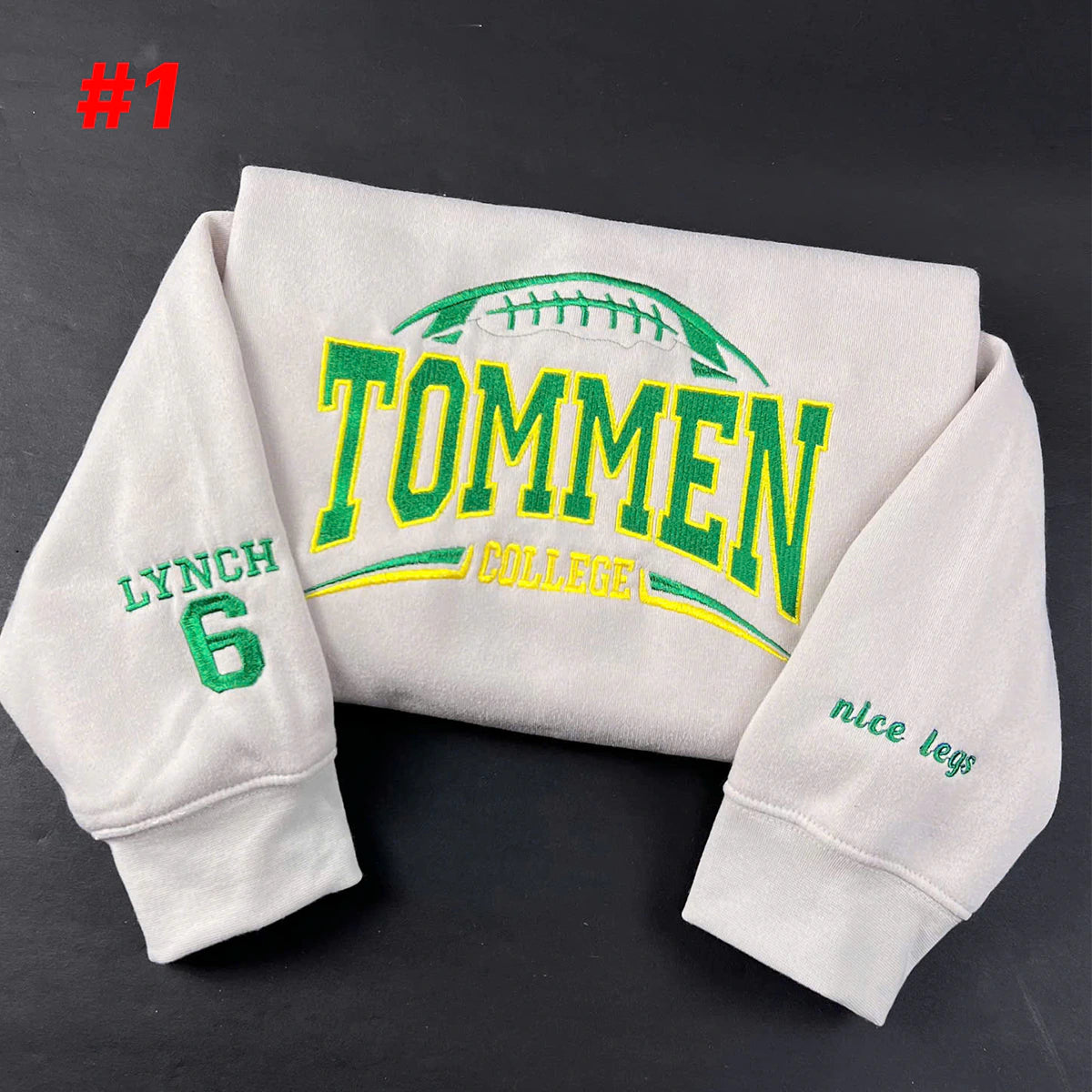 Binding 13 bookish sweatshirt featuring Johnny Kavanagh, Lynch Joey, and Gibsie Gibson embroidery