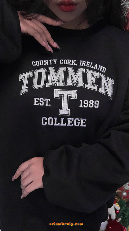 Unisex Ireland university-inspired embroidered sweater