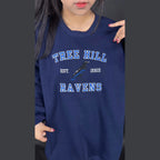 Tree Hill Ravens Embroidered Sweatshirt | Nathan Scott 23 Crewneck | One Tree Hill Merch