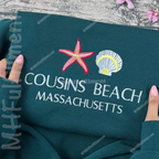 Cousins Beach Embroidered Shirt – TSITP Merch, The Summer I Turned Pretty Oversized Tee