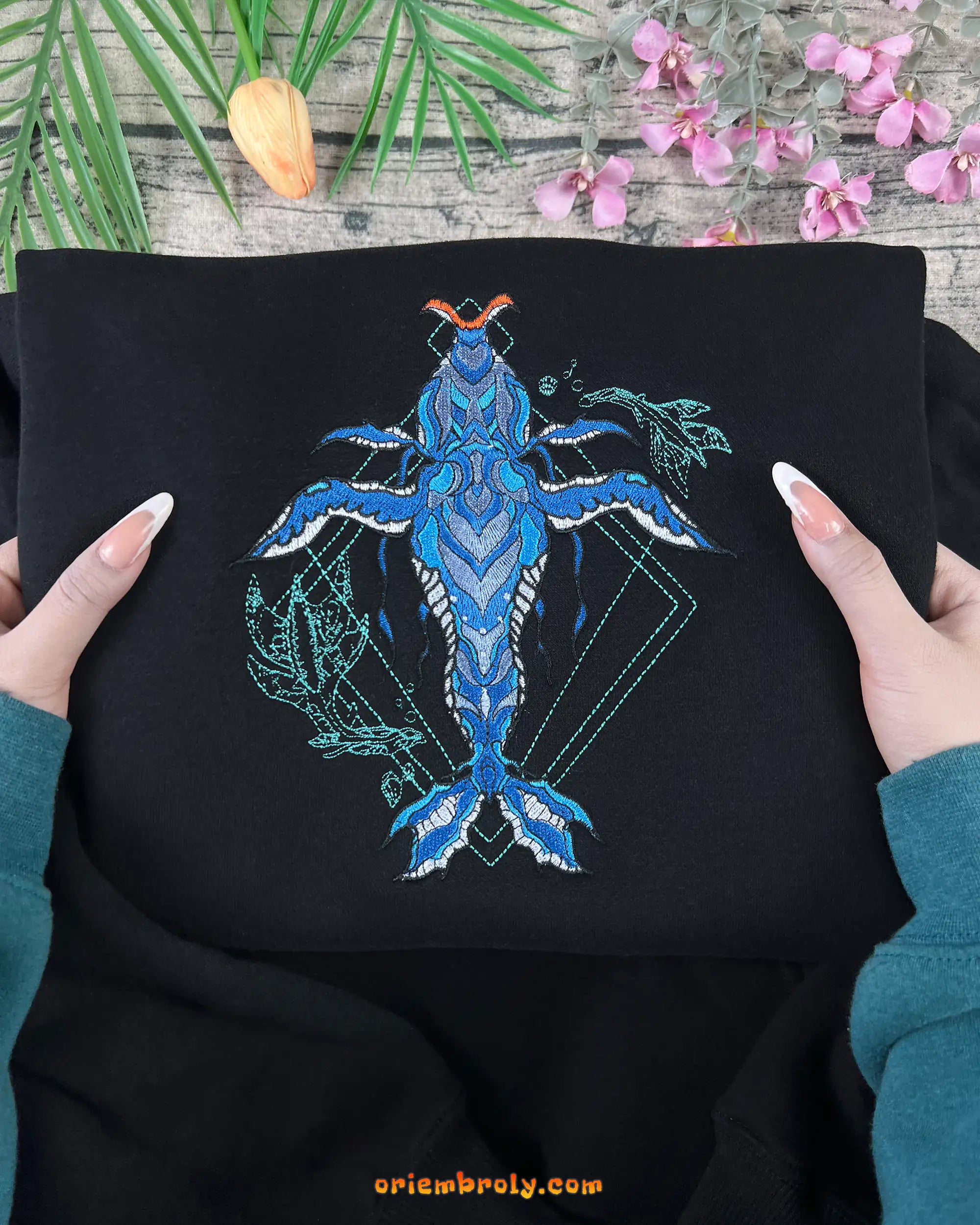 Artistic Tulkun inspired sweatshirt for Avatar fans