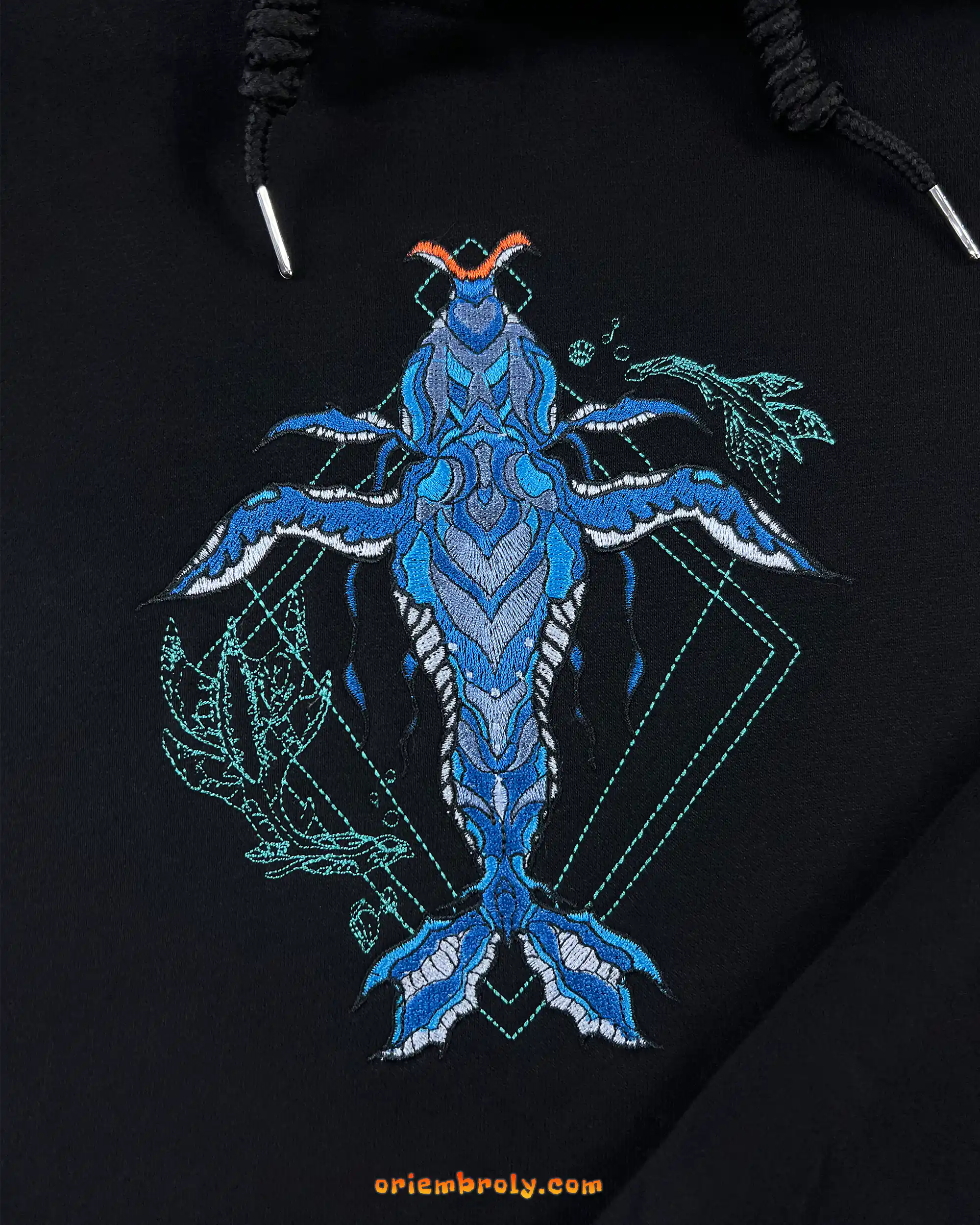 Avatar fan gift featuring detailed Tulkun embroidery