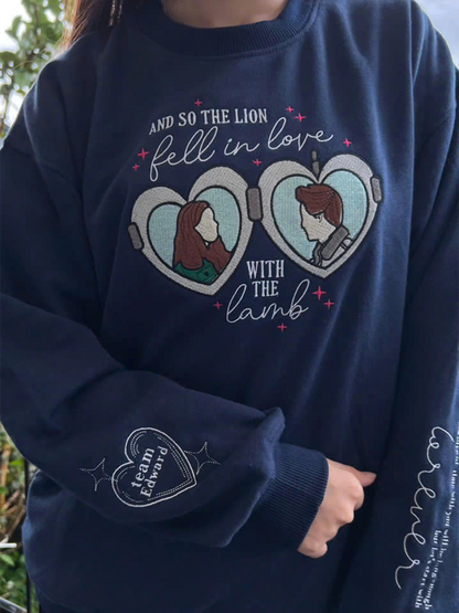 Cullen family crest embroidered sweatshirt fan merch