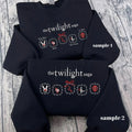 Romantic fan gift hoodie with side bow embroidery