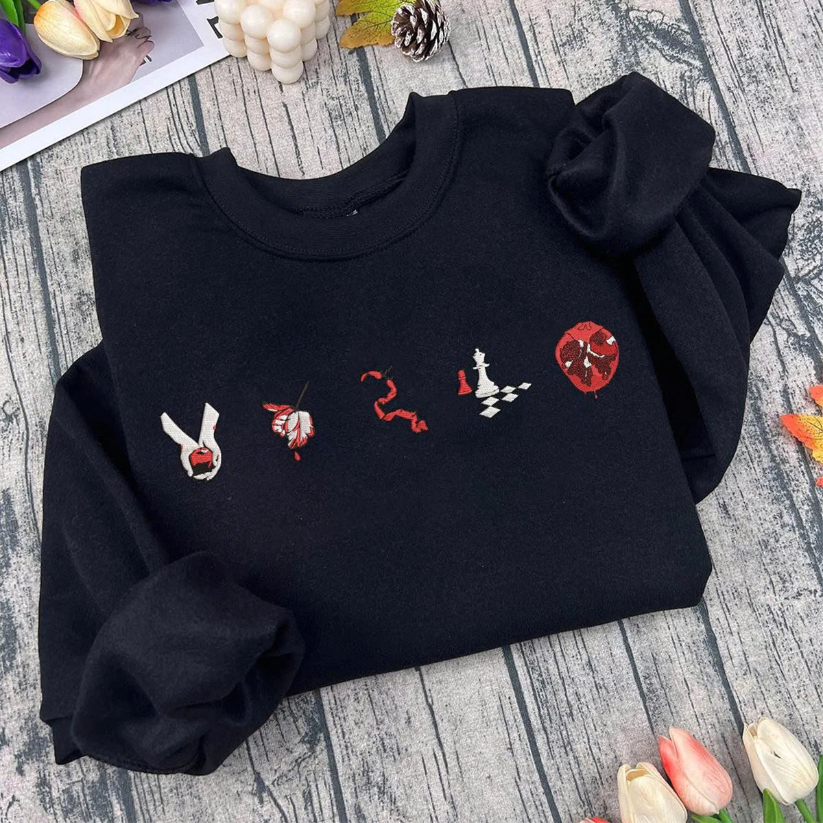 Twilight embroidered sweatshirt for fans