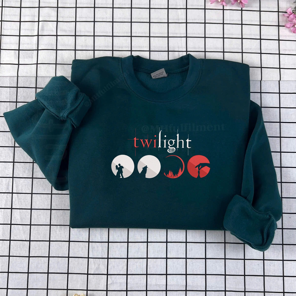 Bookish hoodie with vampire theme and classic Twilight vibe
