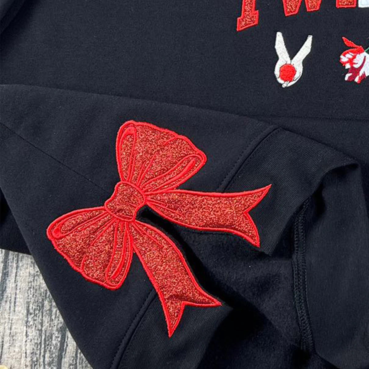 Edward Cullen vampire bookish embroidered crewneck inspired by the Twilight series.