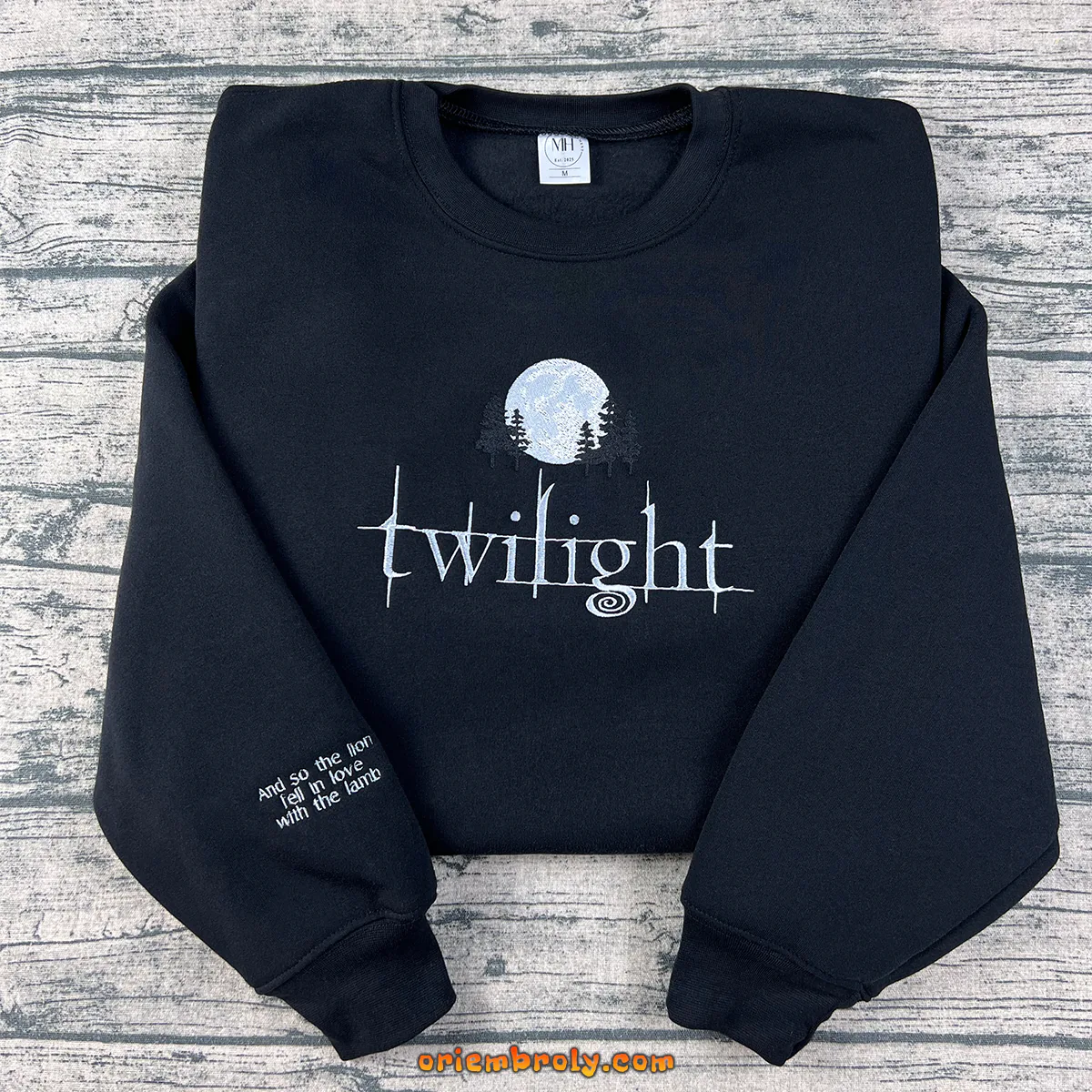 New Moon Eclipse Breaking Dawn embroidery hoodie