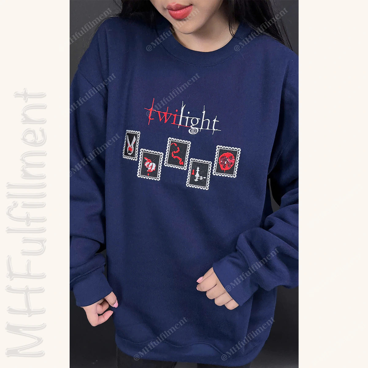 Vampire bookish crewneck inspired by Twilight books and movies