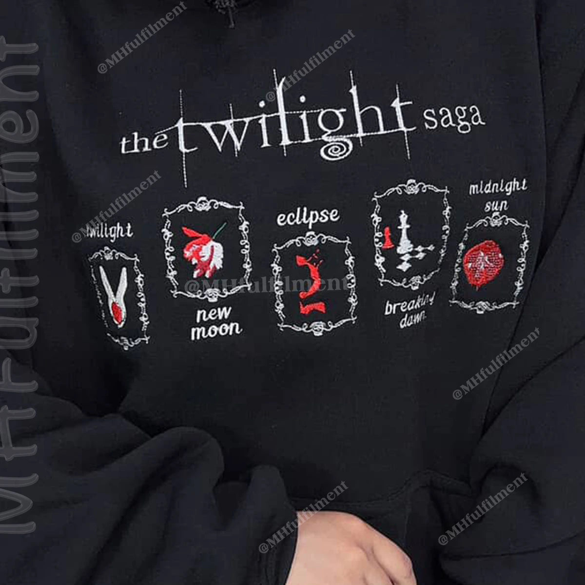 Cozy Twilight hoodie for book lovers and vampire fans

