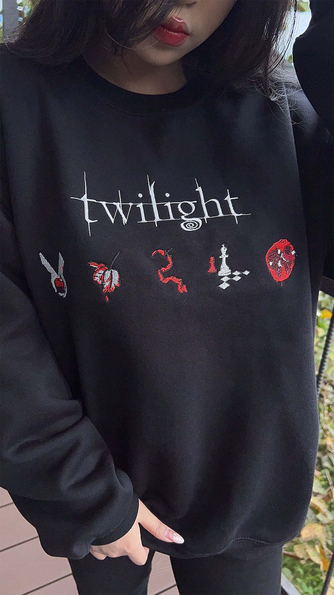 Twilight saga vampire merch crewneck for fans