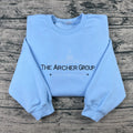 Archer Group embroidered crewneck sweatshirt inspired by Twisted Love