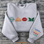 Twisted Series embroidered sweatshirt Ana Huang merch