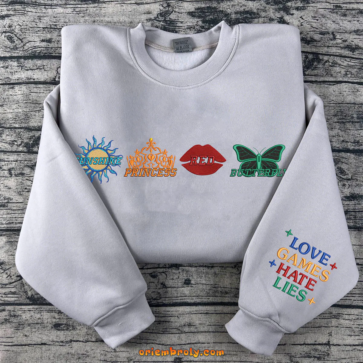 Twisted Series embroidered sweatshirt Ana Huang merch