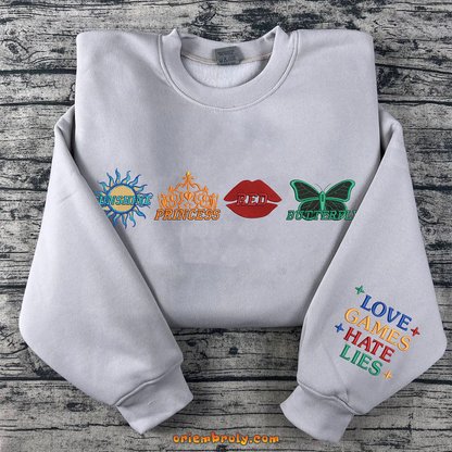 Twisted Series embroidered sweatshirt Ana Huang merch