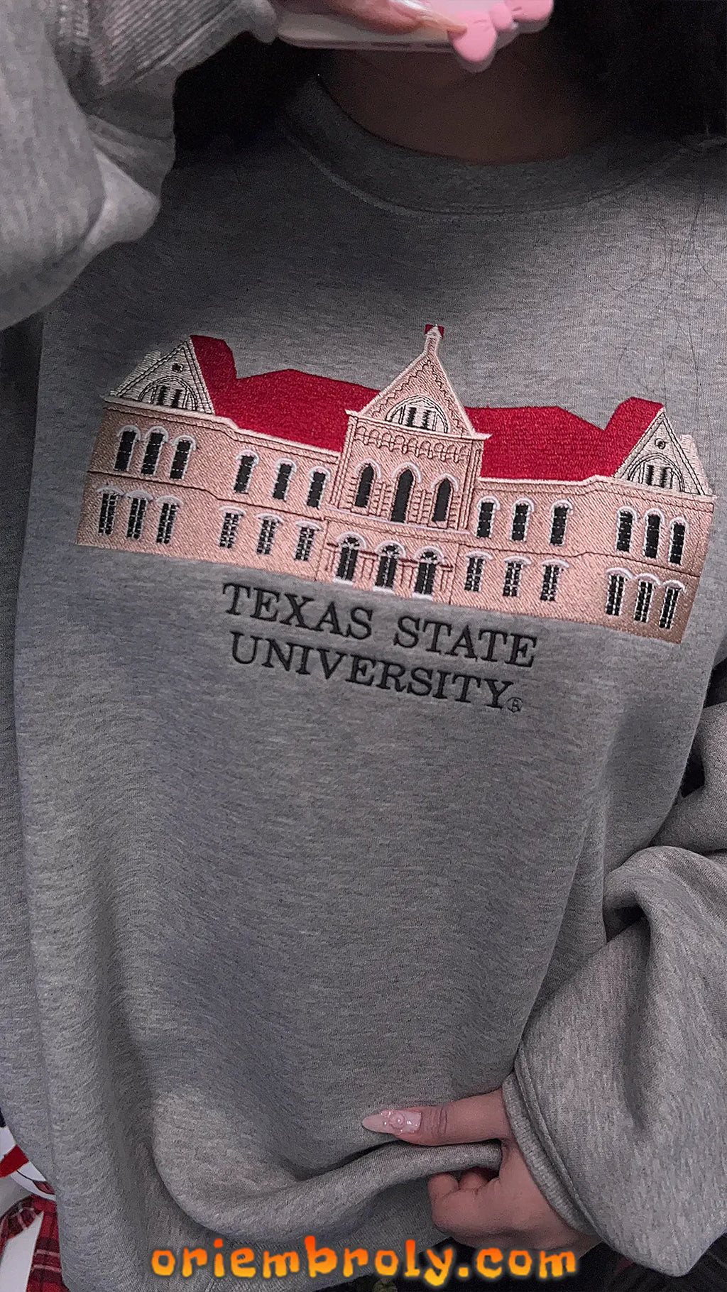 Classic Texas State college crewneck