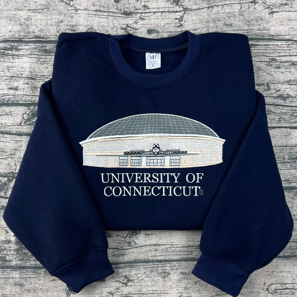 University of Connecticut embroidered sweatshirt