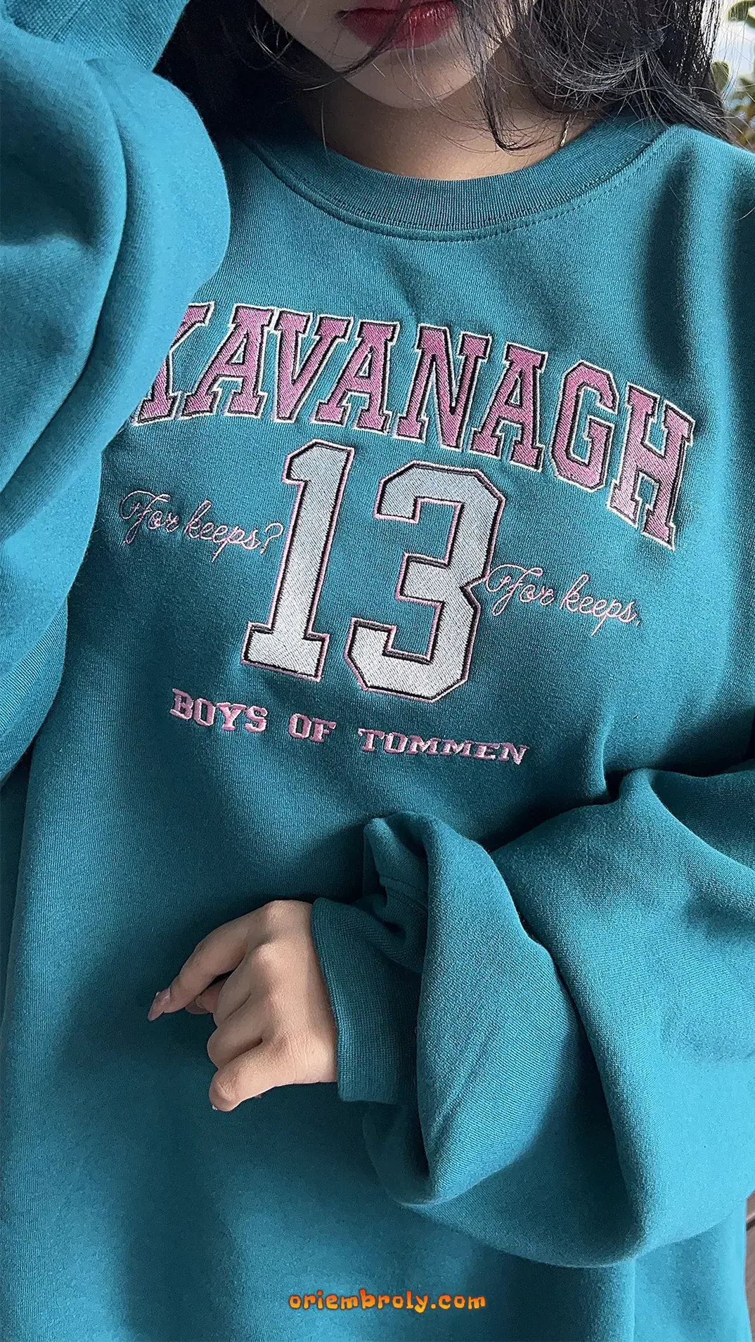 Kavanagh Embroidered Sweatshirt – Boy of Tommen Inspired