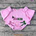 Wicked embroidered sweatshirt in unisex fit