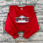 KG1026 Oriembroly University of Louisville UofL embroidered crewneck sweatshirt