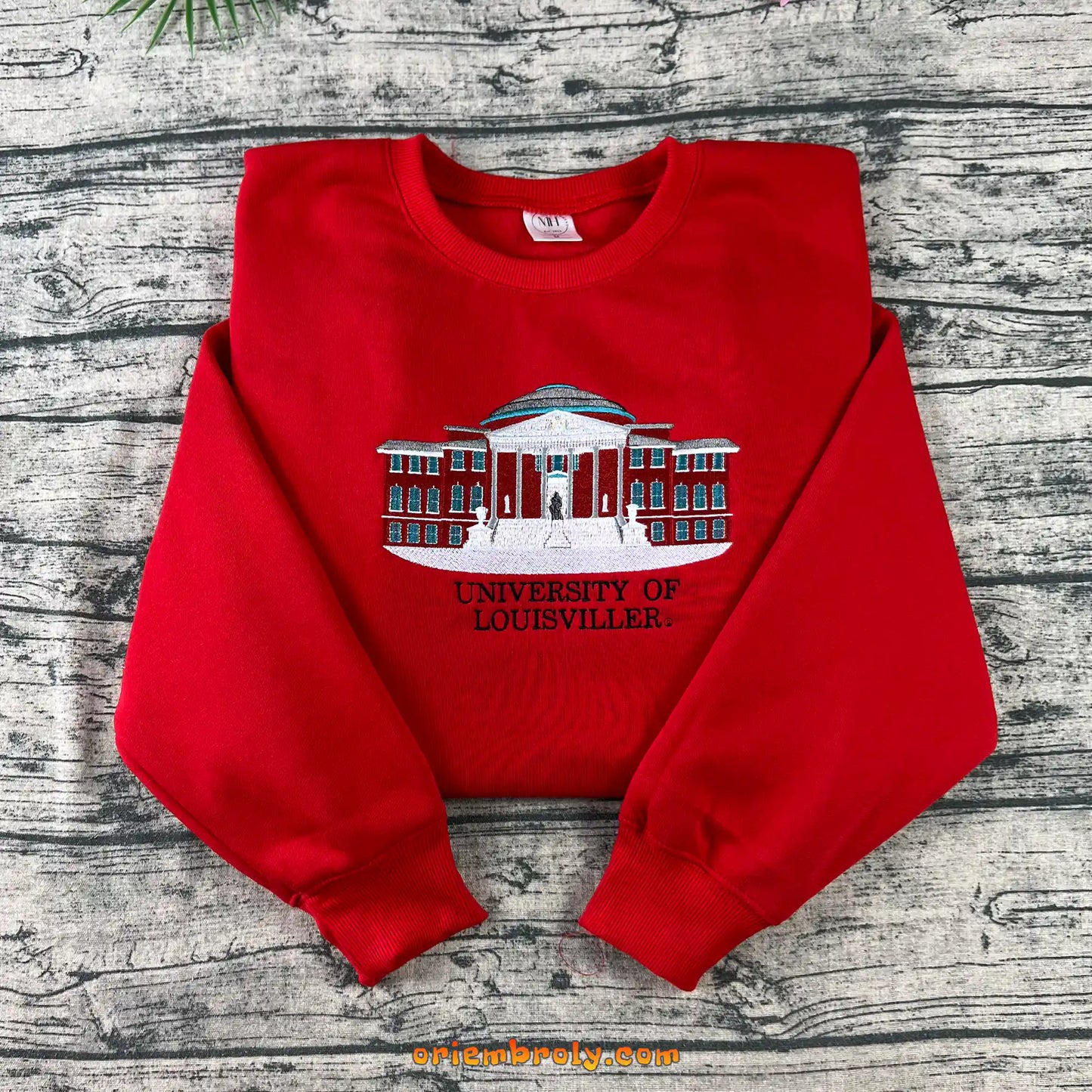 University of Louisville UofL embroidered crewneck sweatshirt