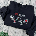 Twilight embroidered sweatshirt featuring Edward Cullen for fans of the Twilight Saga
