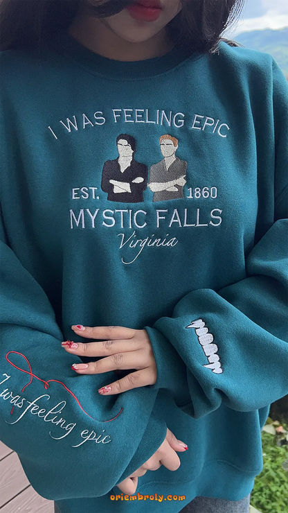 Mystic Falls crewneck for Salvatore lovers